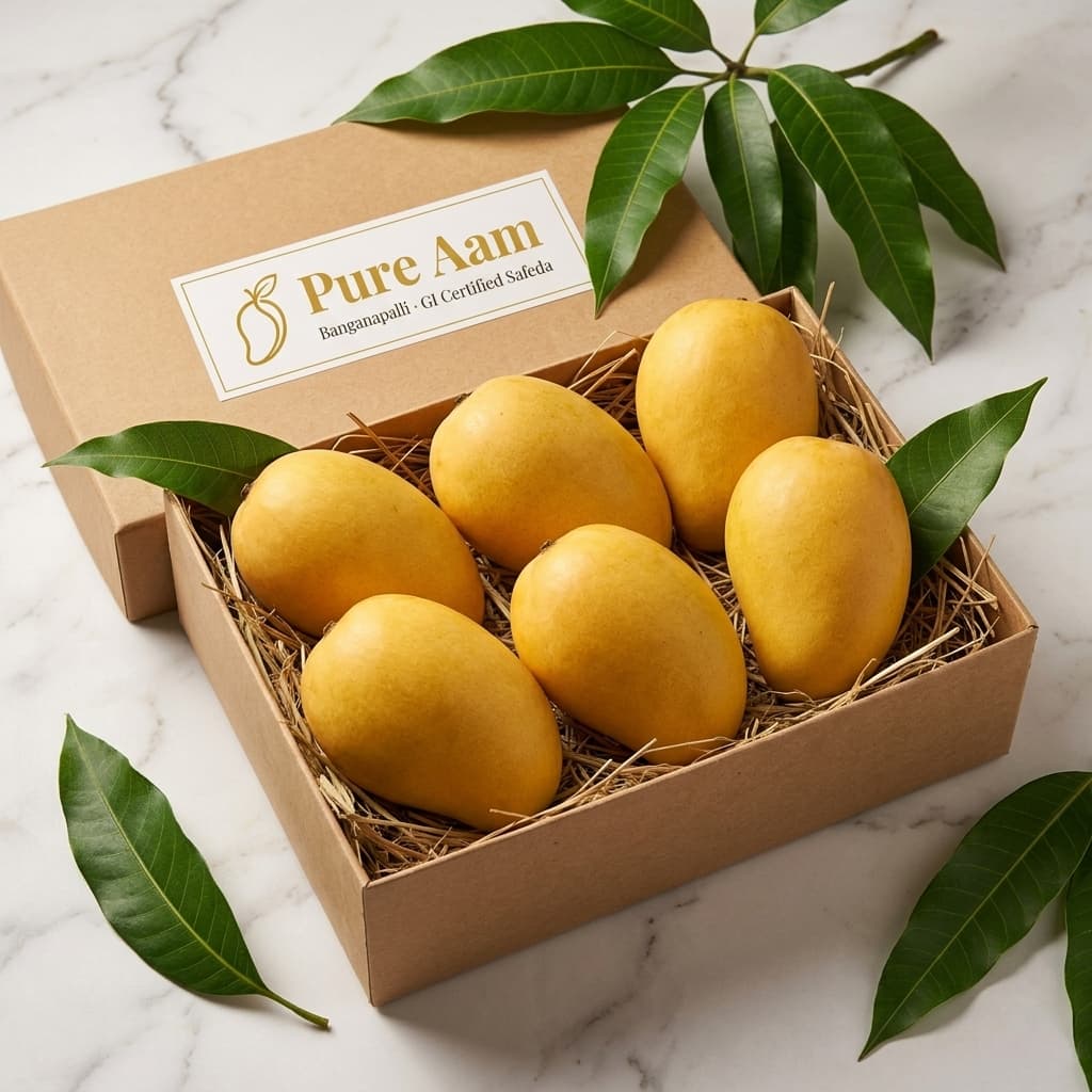 Buy Banganapalli (Safeda) Mango online — Pure Aam