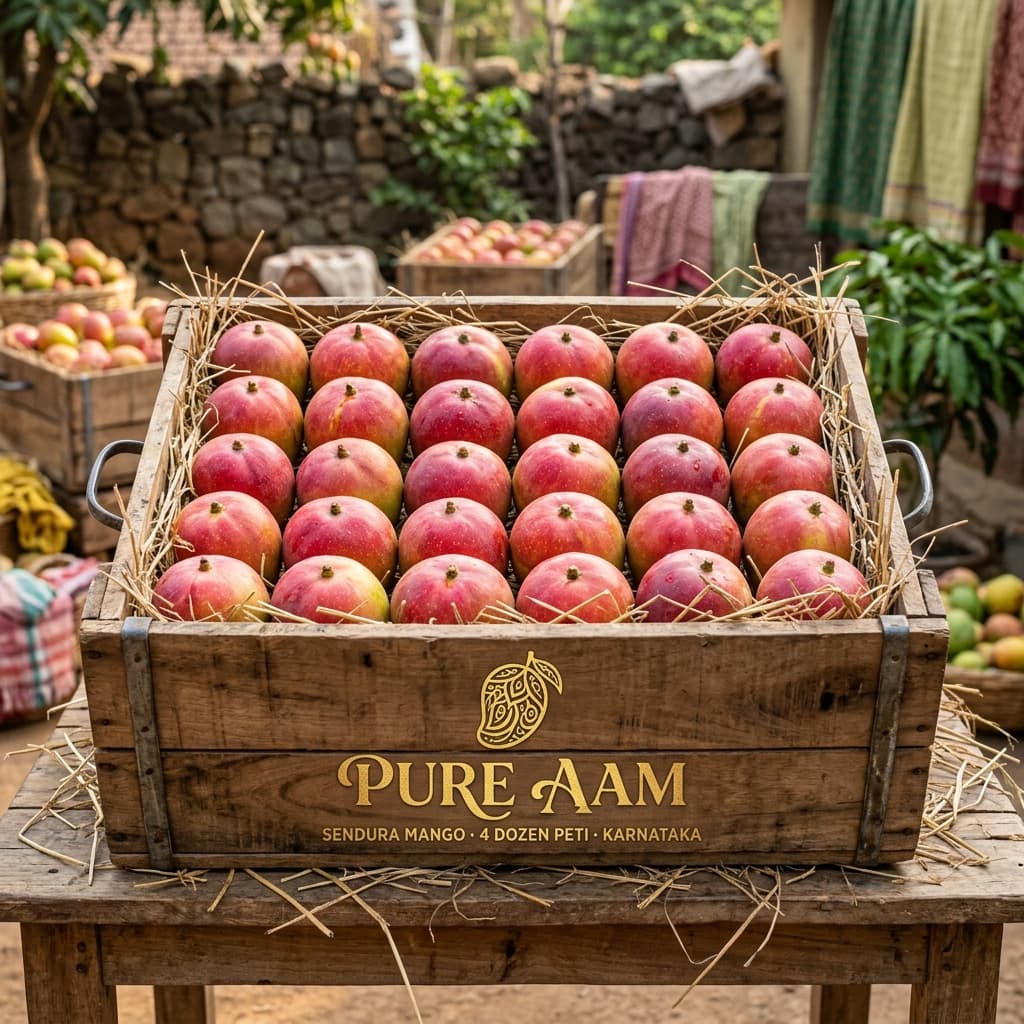 Buy Sendura (Honey) Mango 4 Dozen Peti online — Pure Aam
